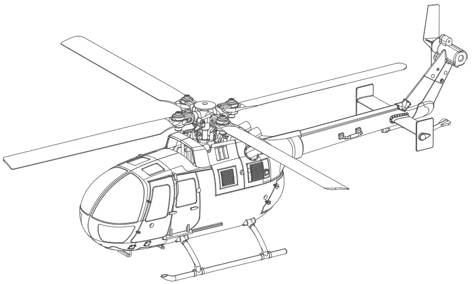 Eachine E120 Axis Flybarless Scale RC Helicopter