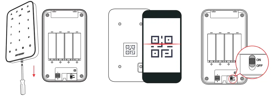 Hikvision-DS-PK1-E-WB-Wireless-LED-Keypad-2