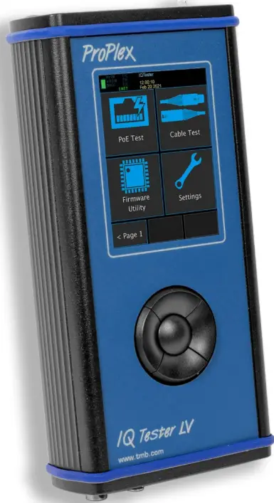 ProPlex IQ Tester LV Firmware-PRODUCT