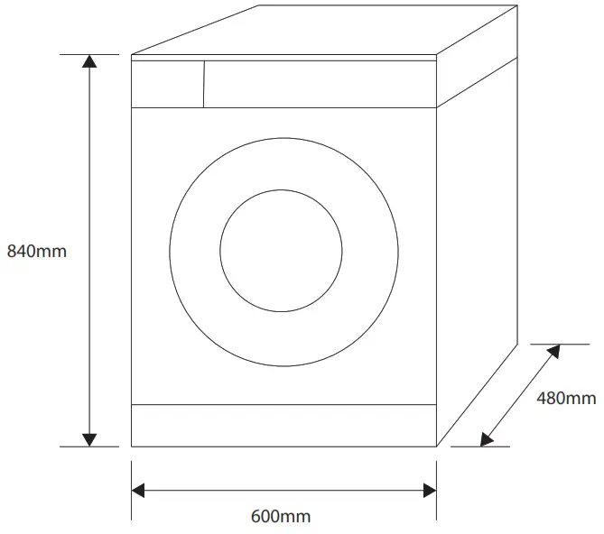 Euromaid 5.5kg Front Load Washing product