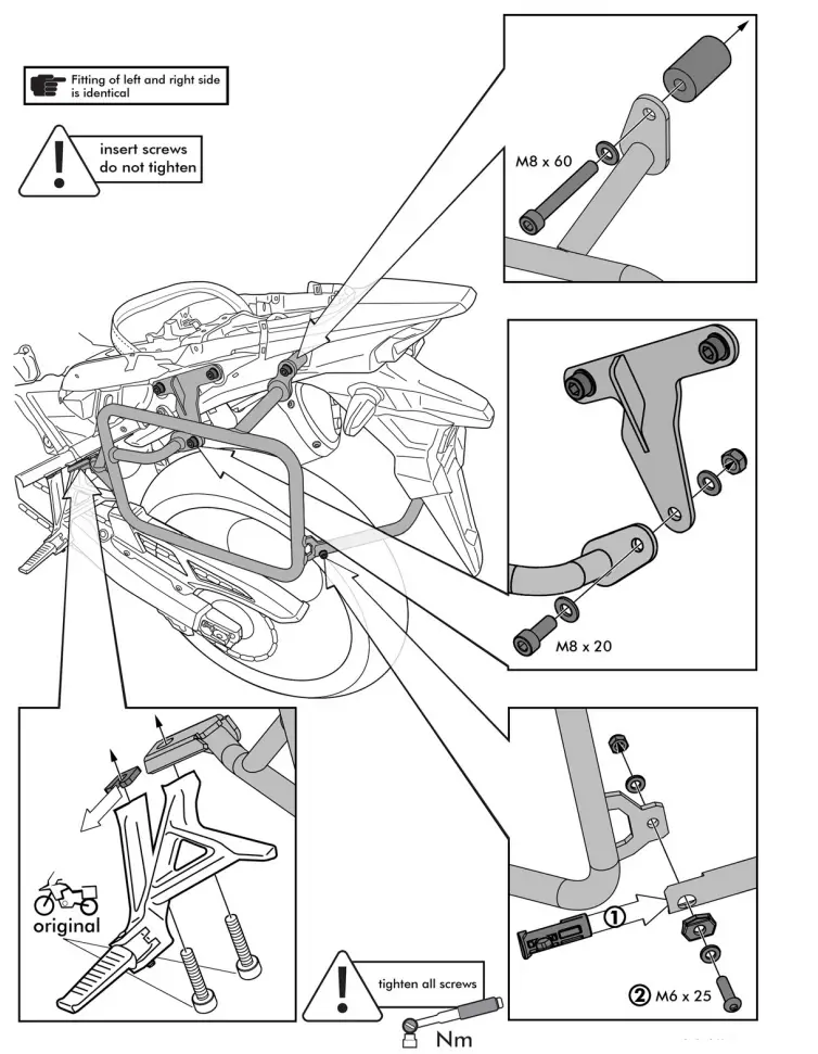 TOURATECH-01-403-6831-ZEGA-Evo-aluminum-pannier-RACK-for-Honda-CRF1100L-Africa-Twin-fig-3