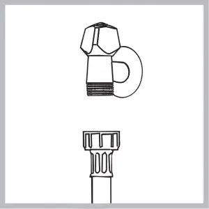 Connecting the water inlet hose 1