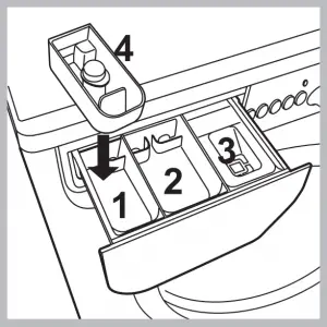 Detergent dispenser drawer