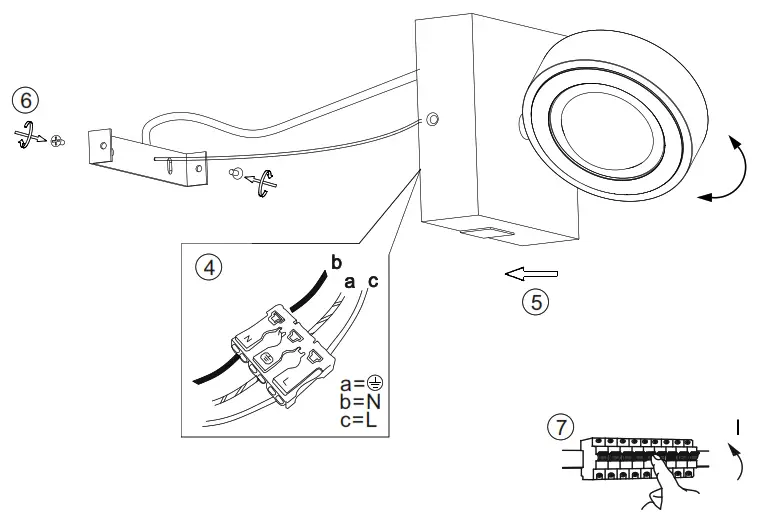 Paul Neuhaus 834418 Q MIA RGBW LED Spotlight Wall Light - fig 5