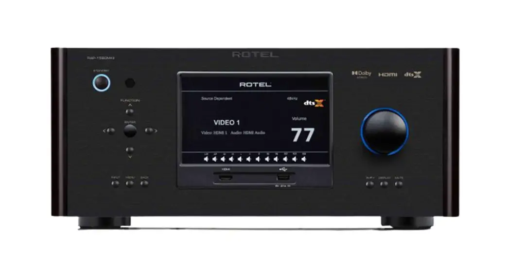 Rotel Rap-1580mkii Surround Amplified Processor Owner's Manual