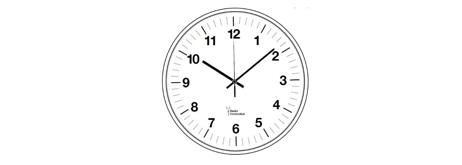Hama 00186446 Linea Wall Clock Instruction Manual