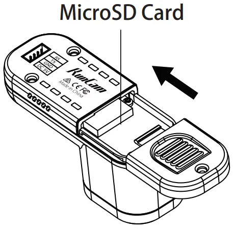 Inserting Micro SD Card