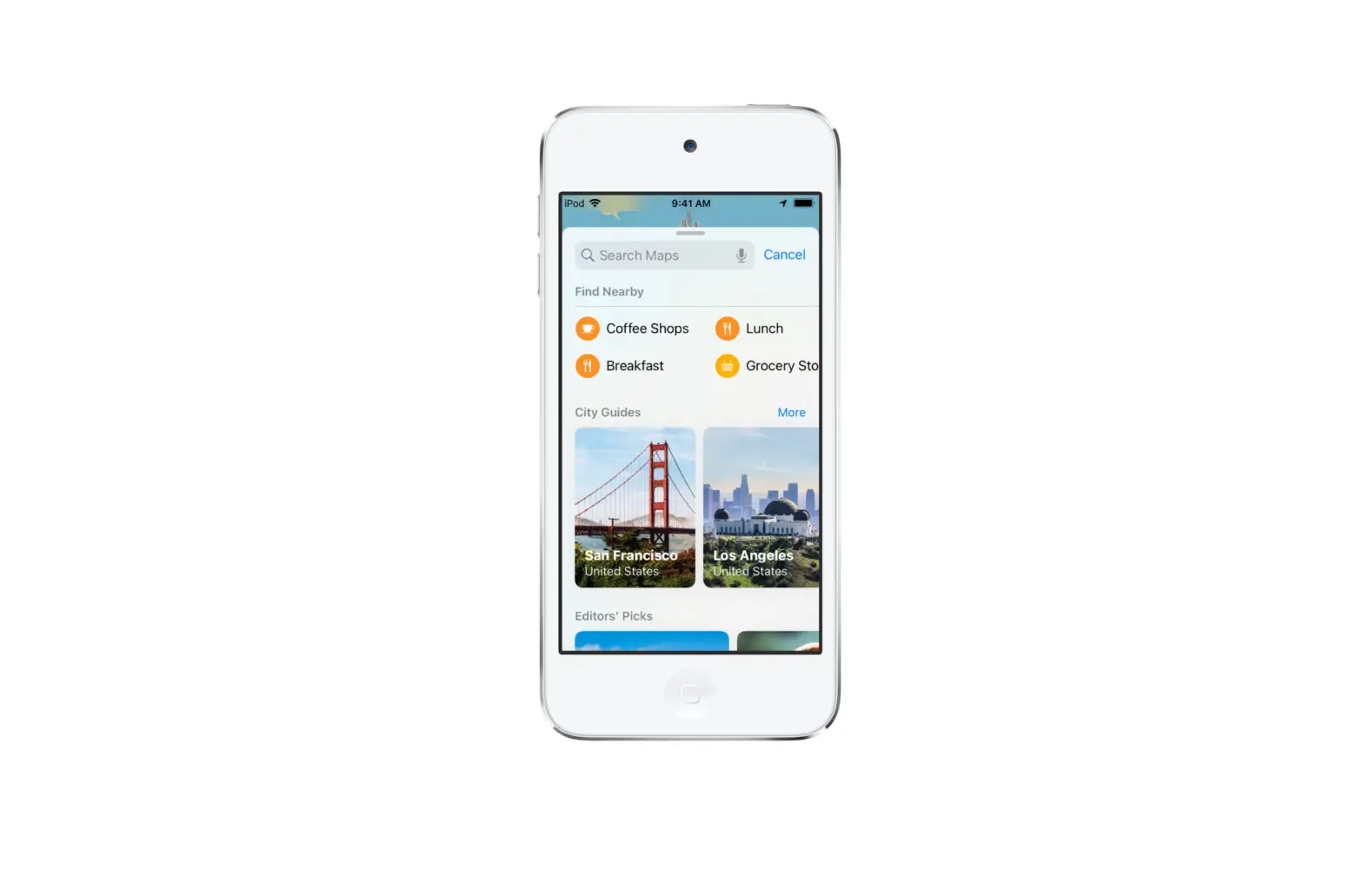 Find Nearby Attractions And Services In Maps On Ipod Touch