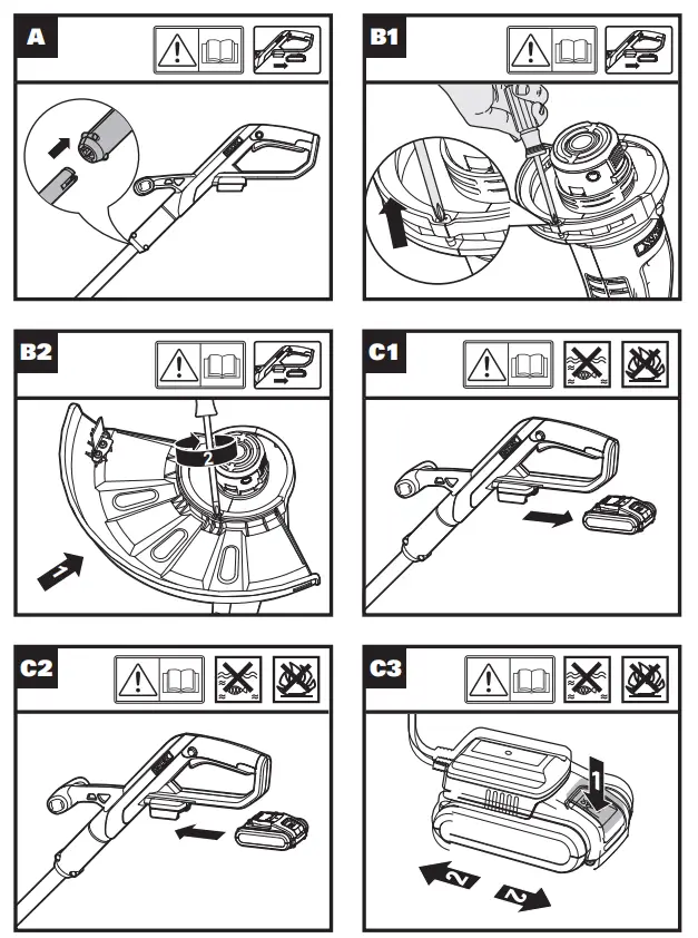WORX WG157E 2-in-1 Grass Trimmer Edger fig 2