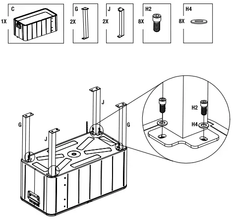 StyleWell A601008703 Brown Woodgrain Frame 80QT White Cooler-fig6