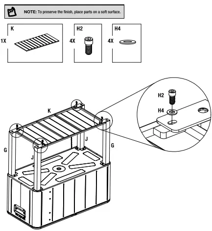 StyleWell A601008703 Brown Woodgrain Frame 80QT White Cooler-fig7