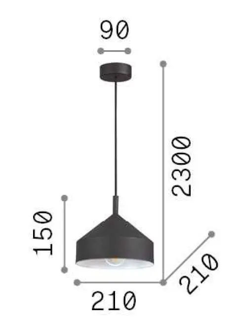 ideal lux 8021696281568 Yurta Small Chandelier 1