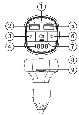 NAVITEL BHF02 FM Transmitter - Fig