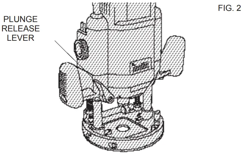 Plunge Release Lever