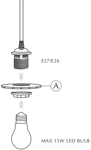 UMAGE Silvia Pendant Light Shade Brushed Brass - FIG 4