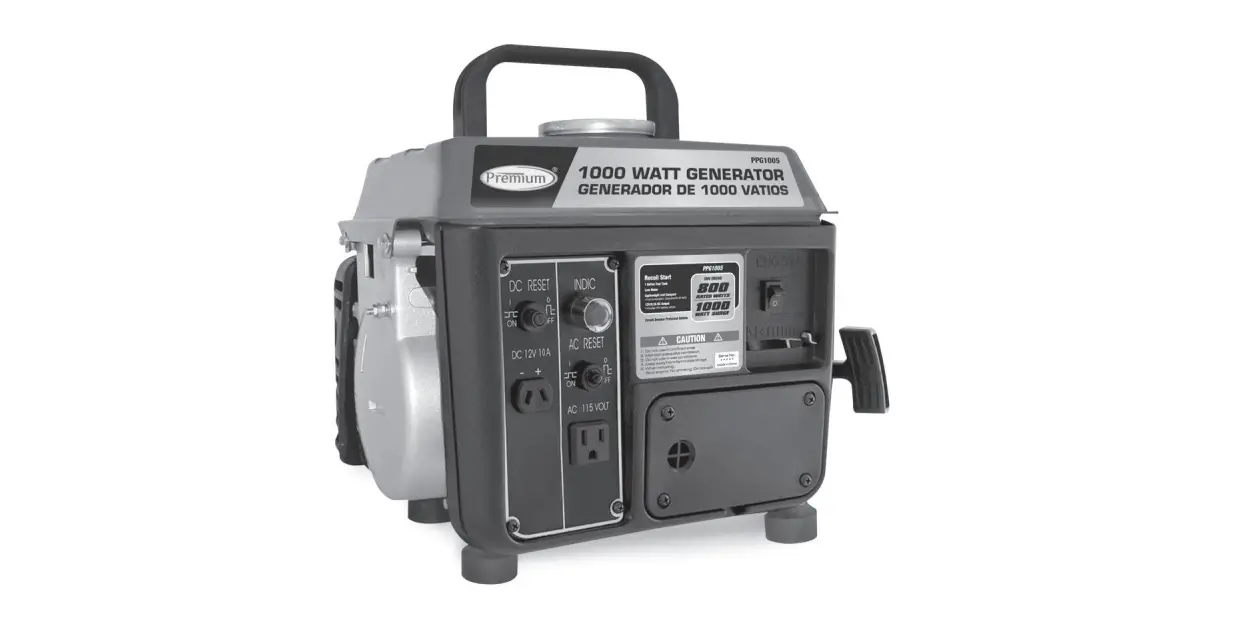 Premium Ppg1005epa 1000 Watt 2-stroke Generator Owner's Manual Premium Ppg1005epa 1000 Watt 2-stroke Generator Owner's Manual