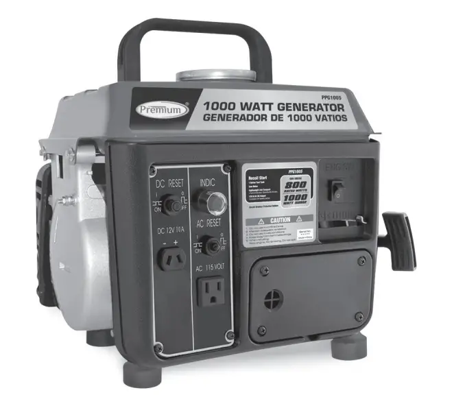 Premium-PPG1005EPA-1000-Watt-2-Stroke-Generator-Owner's-Manual-product