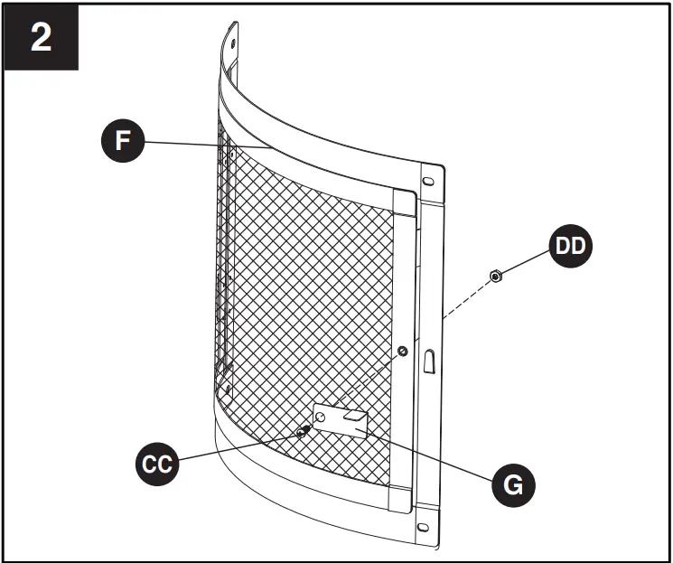 bond 52168 28 Inch Portable Steel Fire Pit - ASSEMBLY 2