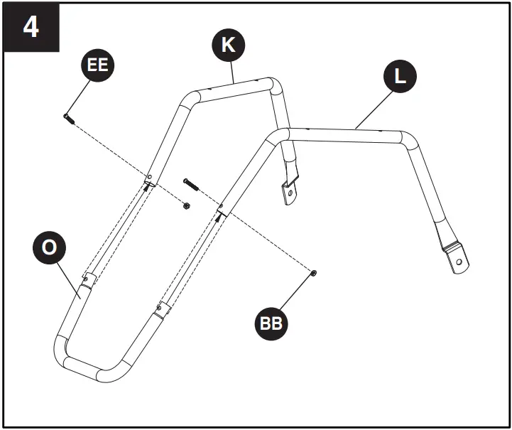 bond 52168 28 Inch Portable Steel Fire Pit - ASSEMBLY 4