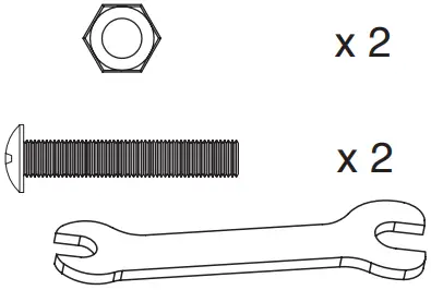 bond 52168 28 Inch Portable Steel Fire Pit - Hardware Used 3