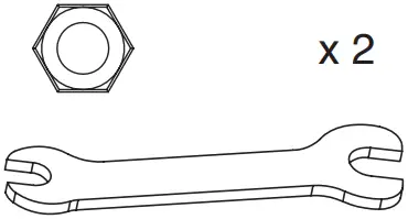 bond 52168 28 Inch Portable Steel Fire Pit - Hardware Used 4