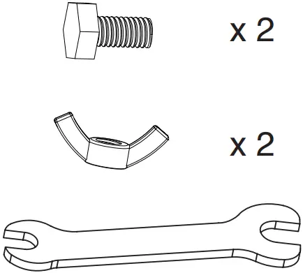 bond 52168 28 Inch Portable Steel Fire Pit - Hardware Used 5