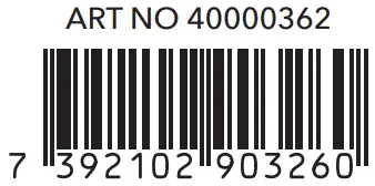 INR ARC 13 Original Shower corner - Bar Code