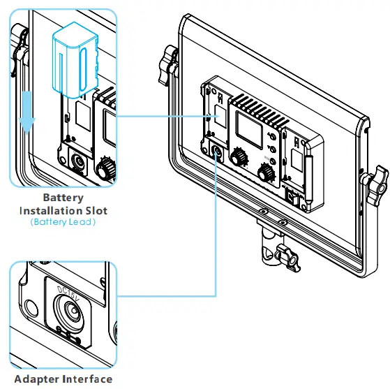GVM-1300D 65W Powerful Bi Color and RGB Video Panel Light 5