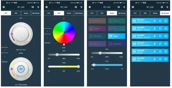 GVM-1300D 65W Powerful Bi Color and RGB Video Panel Light 9