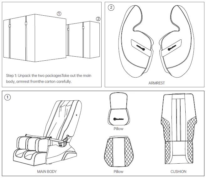 Real Relax Full Body Zero Gravity Massage Chair fig (10)