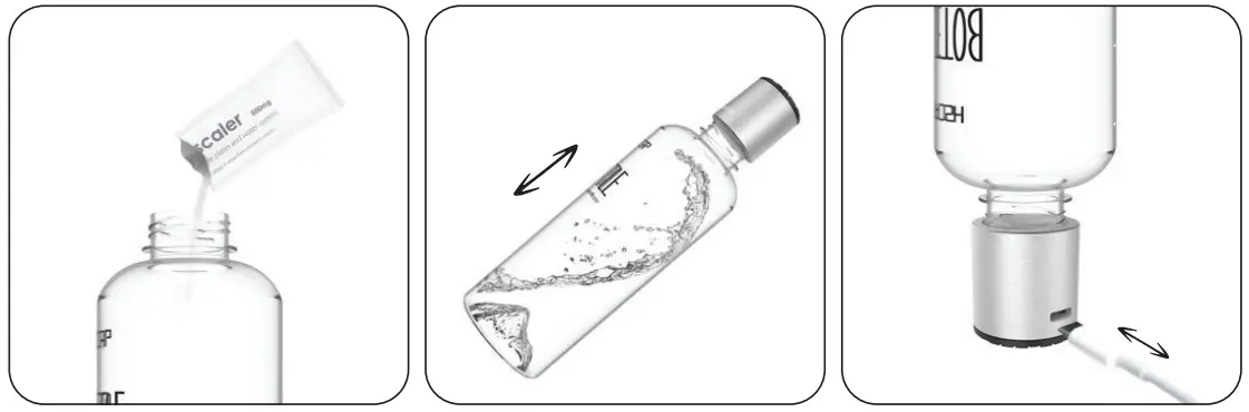 VWA H2CAP hydrogen water generator - Cleaning Mode