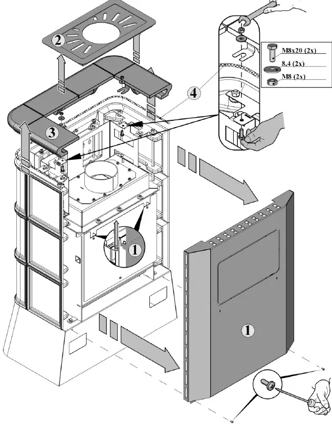 HAAS and SOHN 0433930000000 Tiled Stove 2