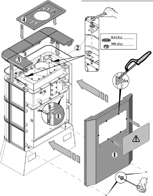 HAAS and SOHN 0433930000000 Tiled Stove 7