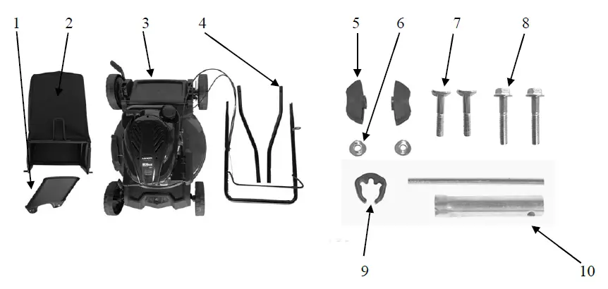 Powersmart-DB8621P-Gas-Push-Lawn-Mower-fig-3