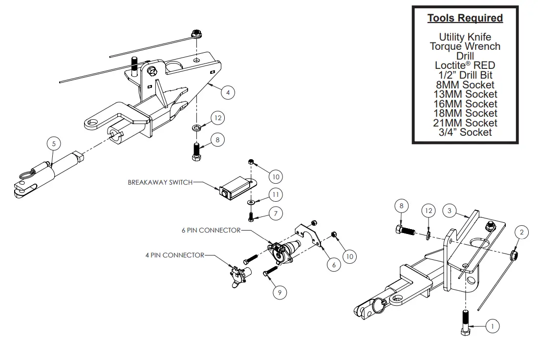 BLUE OX BX2419 2021 RAM 1500 TRX Adaptive Cruise Control and Turbo - Fig