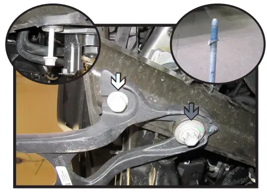 BLUE OX BX2419 2021 RAM 1500 TRX Adaptive Cruise Control and Turbo - Using an 8MM socket 4