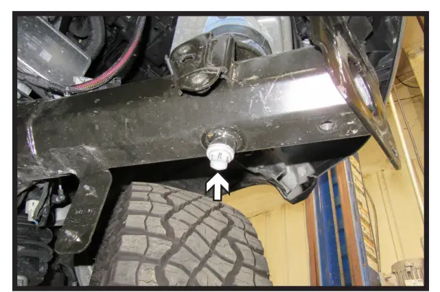 BLUE OX BX2419 2021 RAM 1500 TRX Adaptive Cruise Control and Turbo - Using an 8MM socket 5