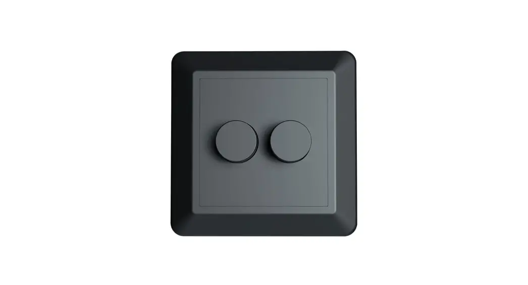 Hoftronic 4406561 Double Dimmer Button Inclcentral Plate And Frame User Manual