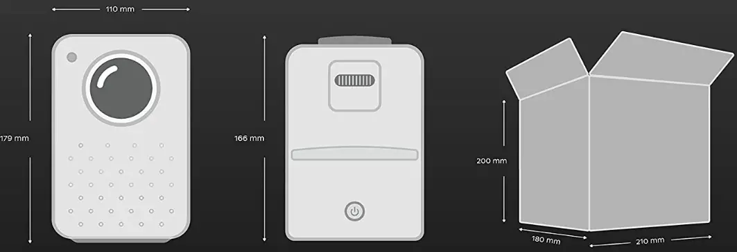 Kilable-Wi-Fi-and-Bluetooth-DLP-Mini-Projector-fig-1