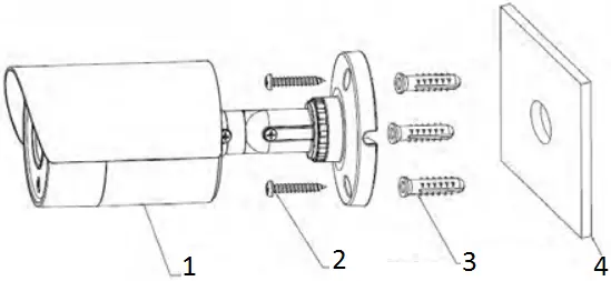 dahua DH-HAC-HFW1100SP-0360B-S3 1MP 720P Water-Proof A08