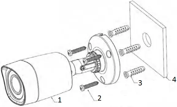 dahua DH-HAC-HFW1100SP-0360B-S3 1MP 720P Water-Proof A12