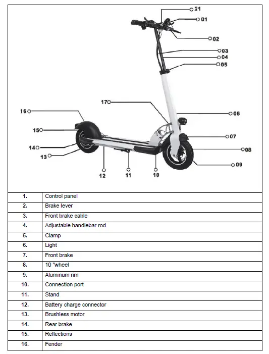 W-TEC23398-E-Scooter-Tenmark-User-Manual-fig-1
