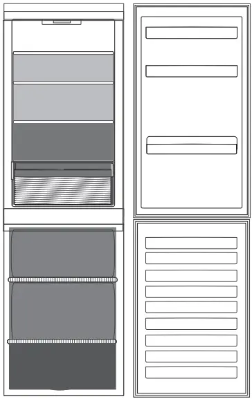 Whirlpool refrigerator -BEVERAGES