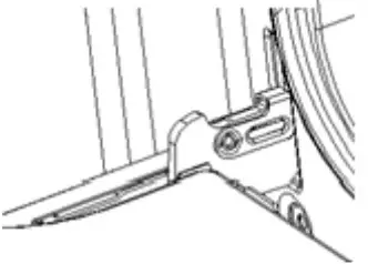 Reinstalling of the oven door