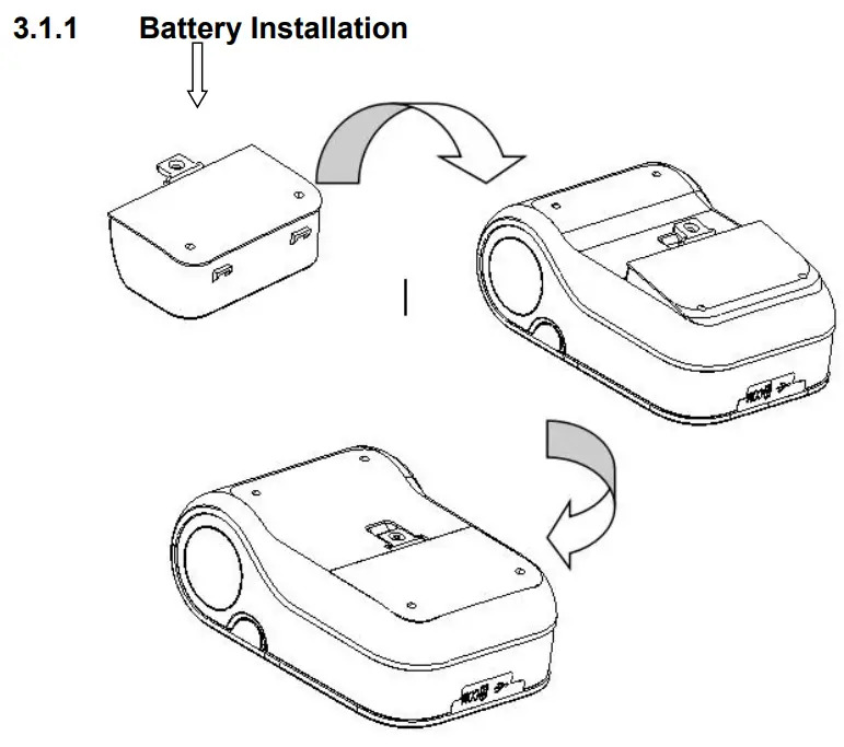 SPRT SP-RMT11 L21 Portable Thermal Printer - Model No. 2