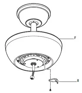 HAMPTON BAY YG990-MBK 44 IN Loomis Indoor Ceiling Fan-15