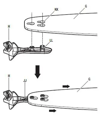 HAMPTON BAY YG990-MBK 44 IN Loomis Indoor Ceiling Fan-16