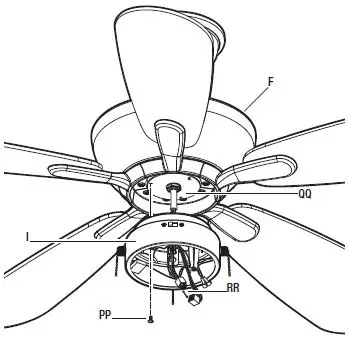 HAMPTON BAY YG990-MBK 44 IN Loomis Indoor Ceiling Fan-18