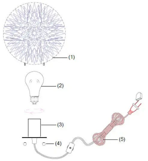 TREND BA6002 Luminary Modern Metallic Silver 12 Accent Lamp - Overview