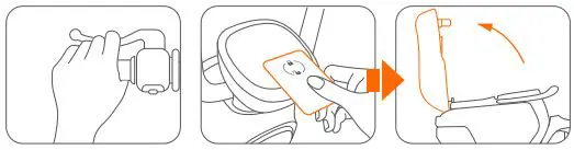 SEAGWAY eMoped C80 Smart Electric Bike User Manual - Squeeze one brake lever and tap the NFC card on the